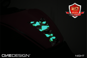 TANK PAD "GLOW IN THE DARK" WHITE CAMO - Onedesign Corp