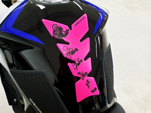 Load image into Gallery viewer, TANK PAD MATTE &quot;BIKER EVOLUTION&quot; FLOURESCENT PINK - Onedesign Corp