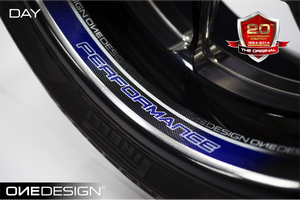 WHEEL STRIP DCRW "PERFORMANCE" GLOW IN THE DARK (VARIOUS COLORS) - Onedesign Corp