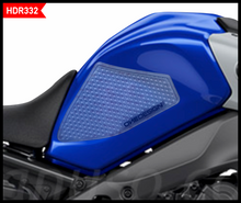 Load image into Gallery viewer, FITS 2021-2023 YAMAHA MT 09 HDR SIDE PAD GRIP TRANSPARENT