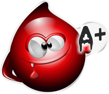 Load image into Gallery viewer, 3D BLOOD TYPE DECALS (ALL BLOOD TYPES) - Onedesign Corp