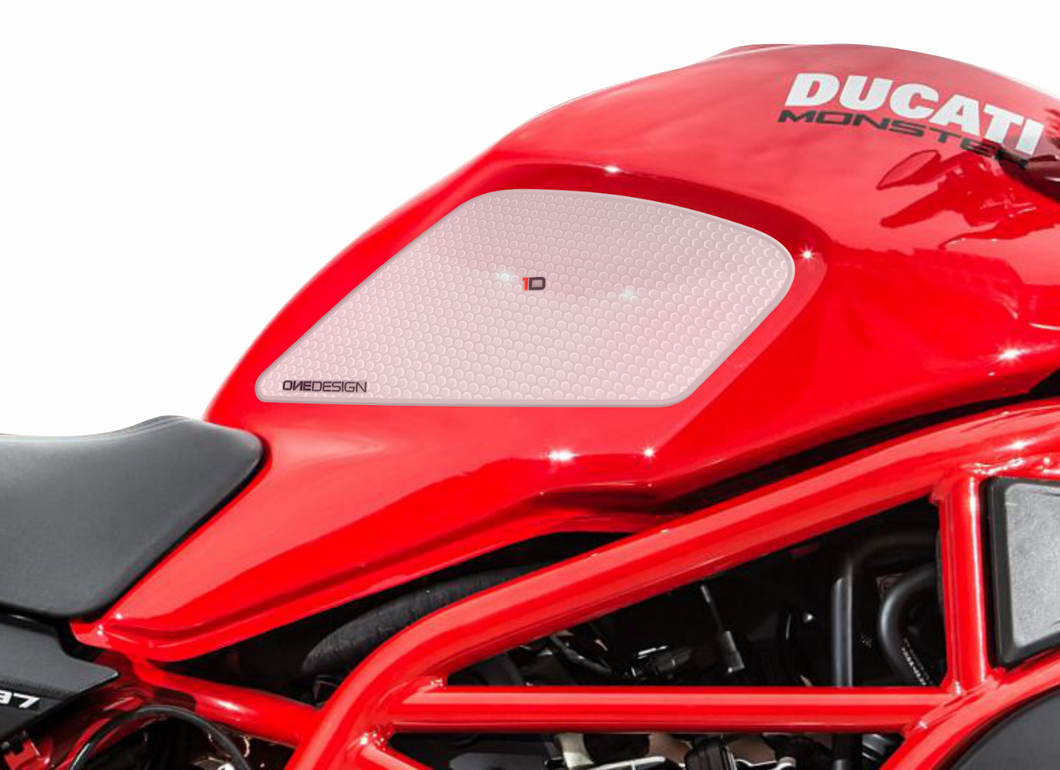 FIT 2014-2020 DUCATI MONSTER 787/821/1200 HDR SIDE PAD TRANSPARENT - Onedesign Corp