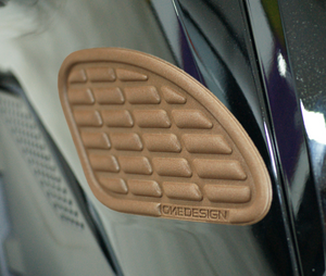 SIDE PAD "SOFT TOUCH" BROWN LEATHER - Onedesign Corp