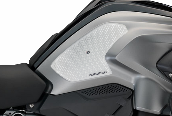 FIT 2013-2016 BMW R1200GS SIDE PAD HDR TRANSPARENT - Onedesign Corp