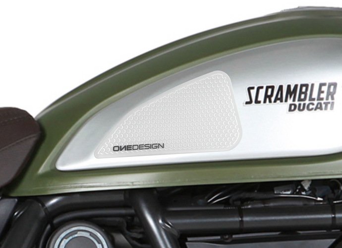 DUCATI SCRAMBLER / 800 CLASSIC HDR SIDE PAD TRANSPARENT - Onedesign Corp