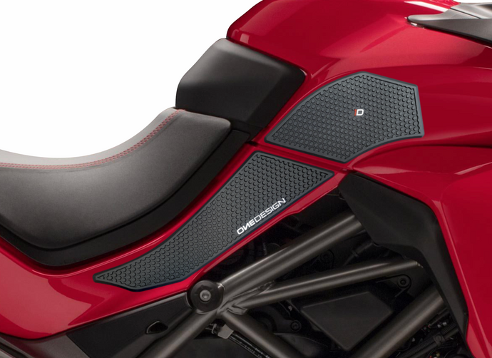 FIT 2015-2019 DUCATI MULTISTRADA 1200 / 1260 HDR SIDE PAD BLACK - Onedesign Corp