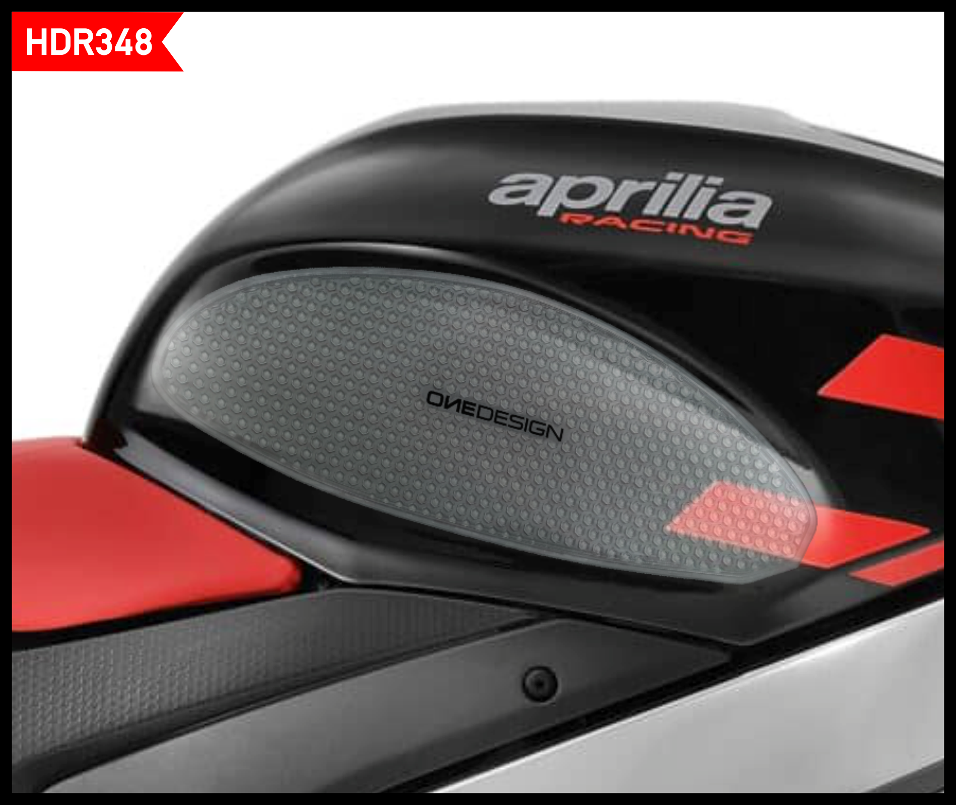 Fits Aprilia RSV4 and Tuono V4 2021 - 2023 HDR SIDE PAD GRIP